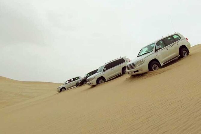 Private Desert Safari, Sand Dunes Bashing and Inland Sea Visit - Dune bashing across the sand