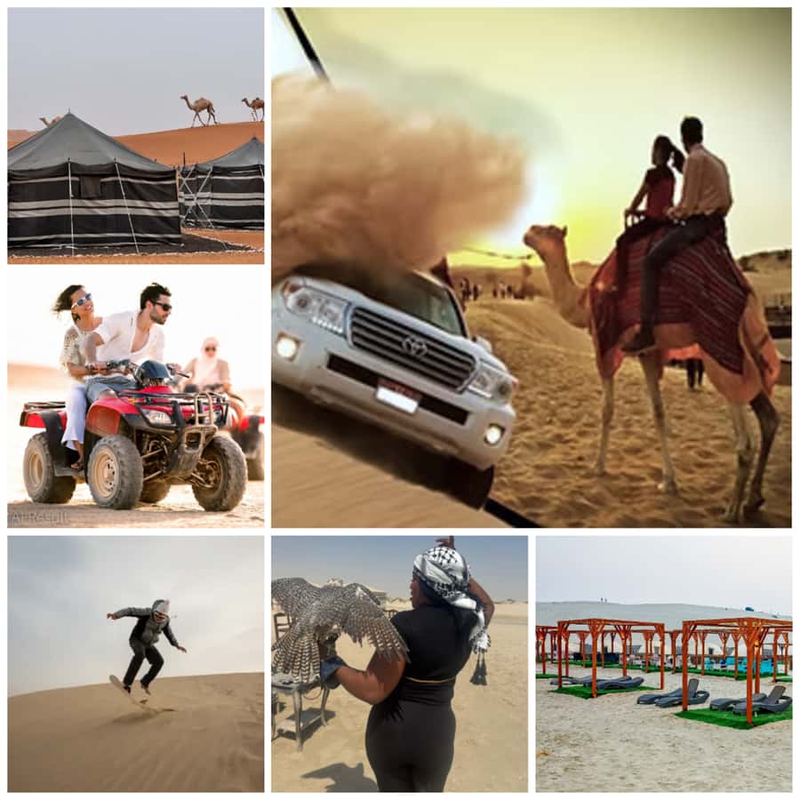 Private Half-Day Desert Safari Tour+Camel Ride - From Doha streets to the Sealine dunes