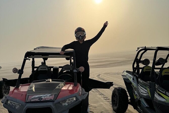 Private Sealine Beach Tour with Desert Activities - Dune bashing: the high-energy part