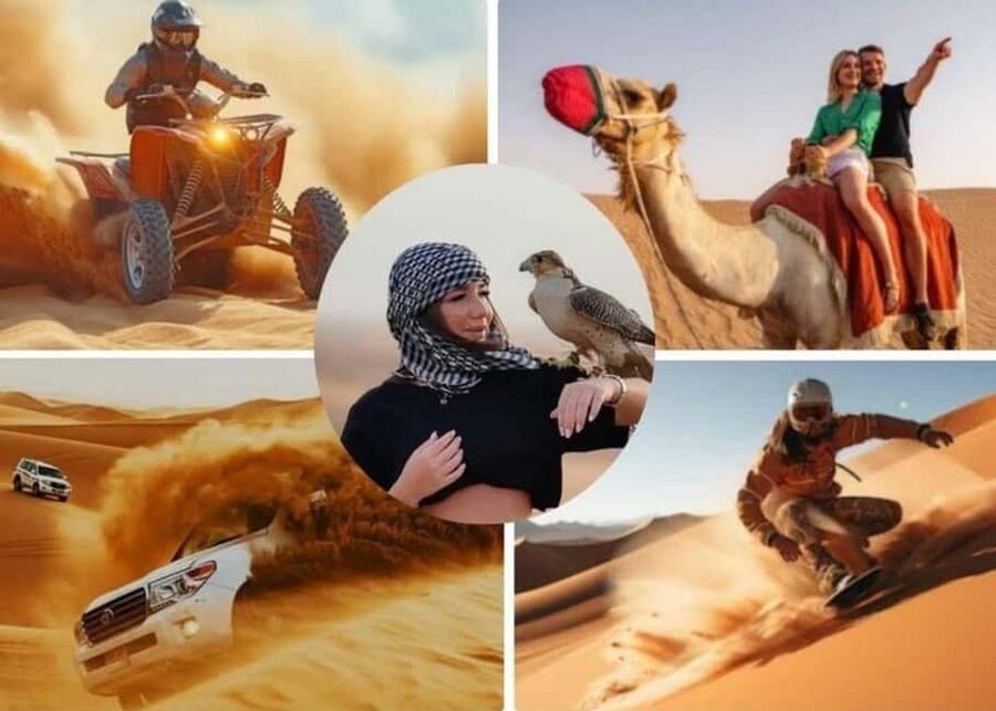 Qatar: ATV & Quad Dune Bashing, Camel Ride, & Sandboarding - Leaving Doha in an air-conditioned vehicle