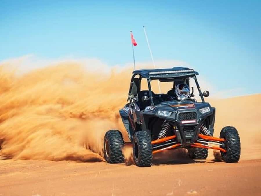 Qatar Desert Safari, Quad bike, Camel Ride and Sandboarding - Sandboarding and the Inland Sea photo stop
