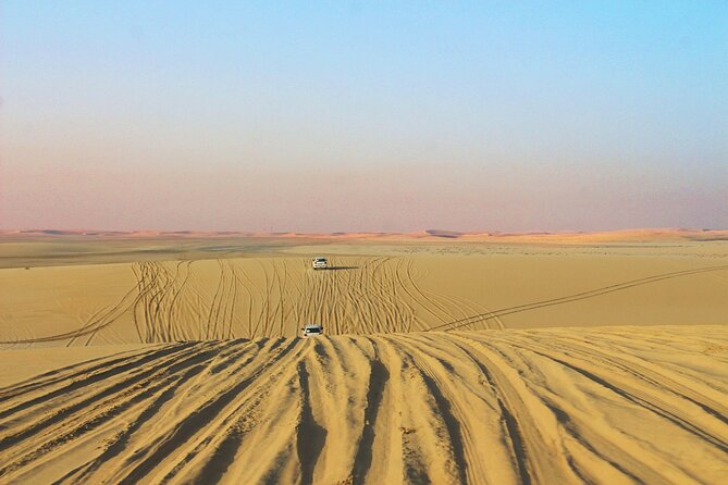Qatar Gold Dune Safari, Dune Bashing,Camel Ride,Sand Boarding,Inland Sea Desert - Reaching Khor al Udaid, Qatar’s inland sea
