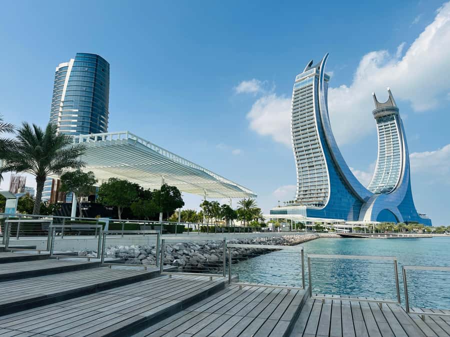 Qatar Transit: Private Doha City Highlights And Dhow Cruise - Katara Cultural Village: an hour for public spaces and architecture