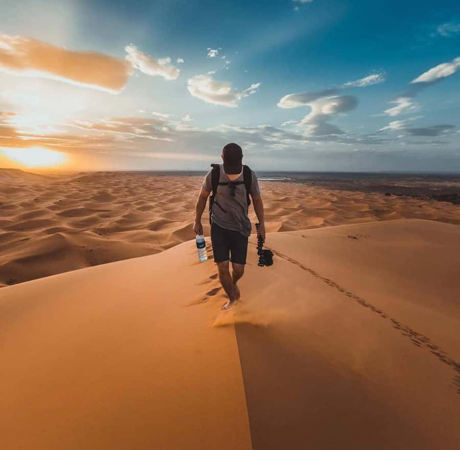 Quad Bike/Buggy, Desert Safari, Camel Ride, Dune Bashing - Sandboarding works for beginners too