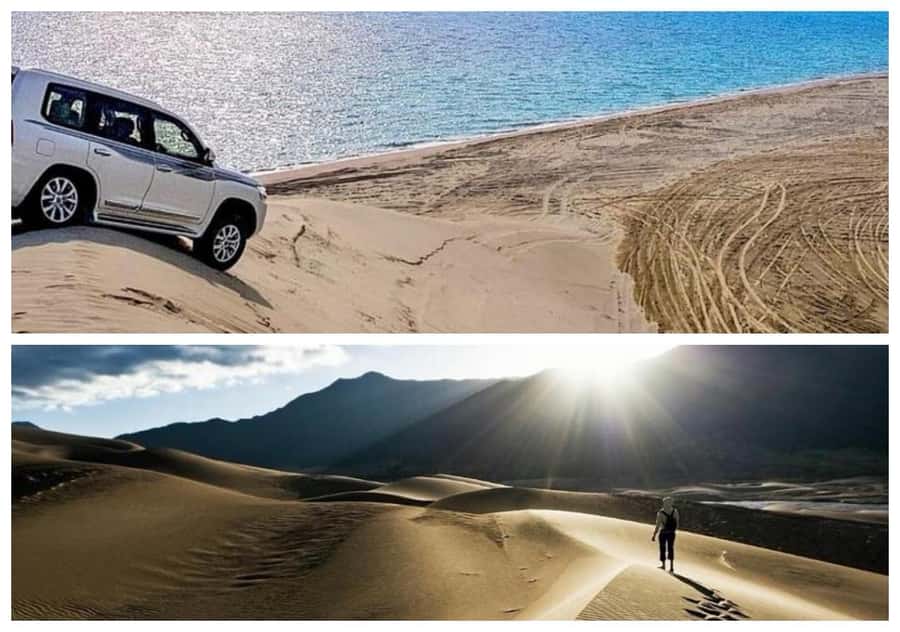 Relax Inland Sea Tour, Desert Safari, Camel Ride, SandBoard - From Doha to the red dunes of Mesaieed