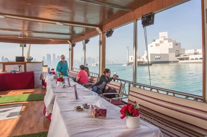 See Doha from the Sea - The Pearl is the final visual reward