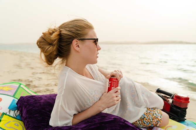 Snack & Chill at the Inland Sea | Desert Safari | Dune Bashing - Dune bashing across the singing sand