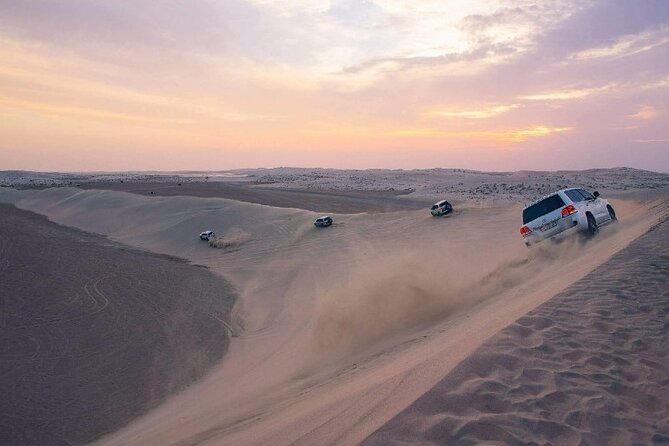Sunrise or Sunset , Desert Safari Tour in Heart of Qatar - Mesaieed and the turn toward Sealine Beach