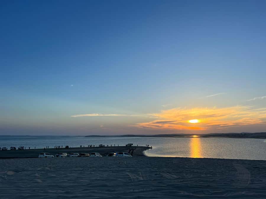 Sunrise : Privare Dune Bashing, Camel Ride & Sandboarding - Sandboarding after first light