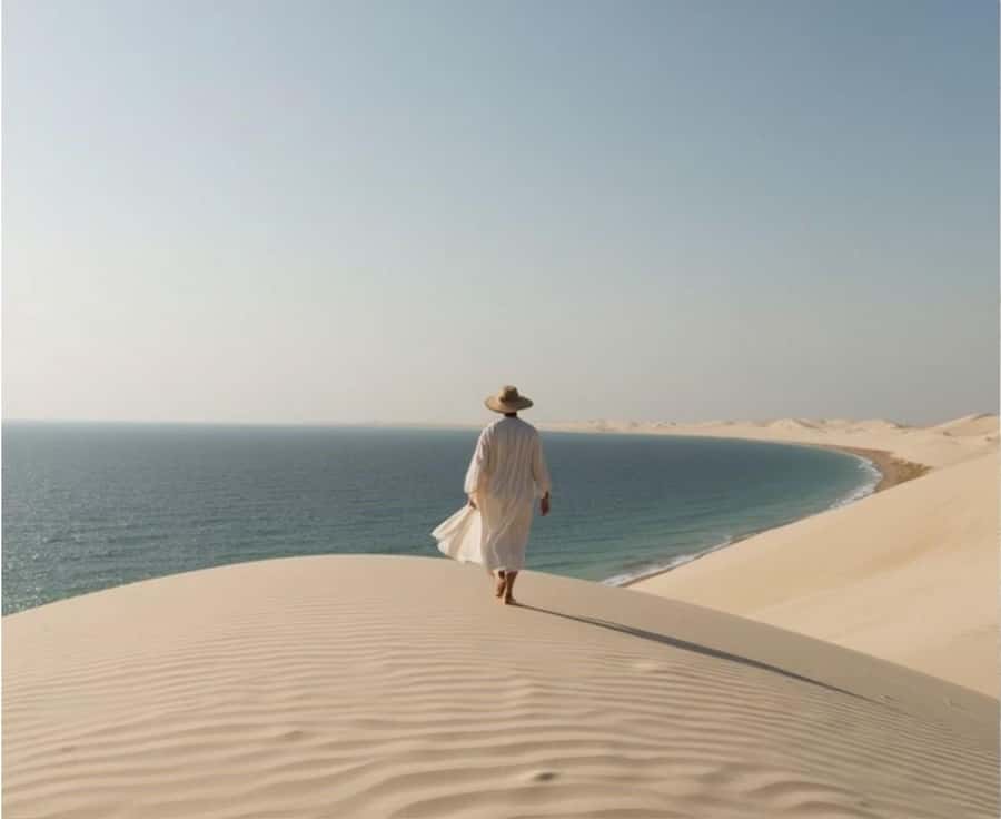 Sunrise/Sunset DuneBashing,CamelRide InlandSea &Sandboarding - Leaving Doha for Qatar’s open sand