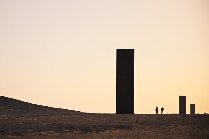 West Of Qatar, Mushroom Rocks, Camel Racing Track, Richard Serra - Richard Serra’s East-West/West-East sculpture