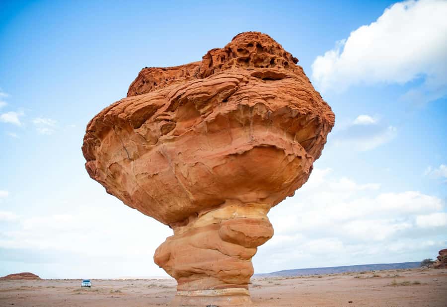 West of Qatar Richard Serra, Mushroom Hills, CamelRace track - Leaving Doha for Al Shahaniya