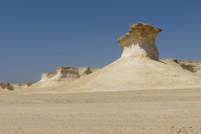 West Of Qatar Richard Serra sculpture, Mushroom Hills,Camel track - Zekreet Beach and the curious Mushroom Hills